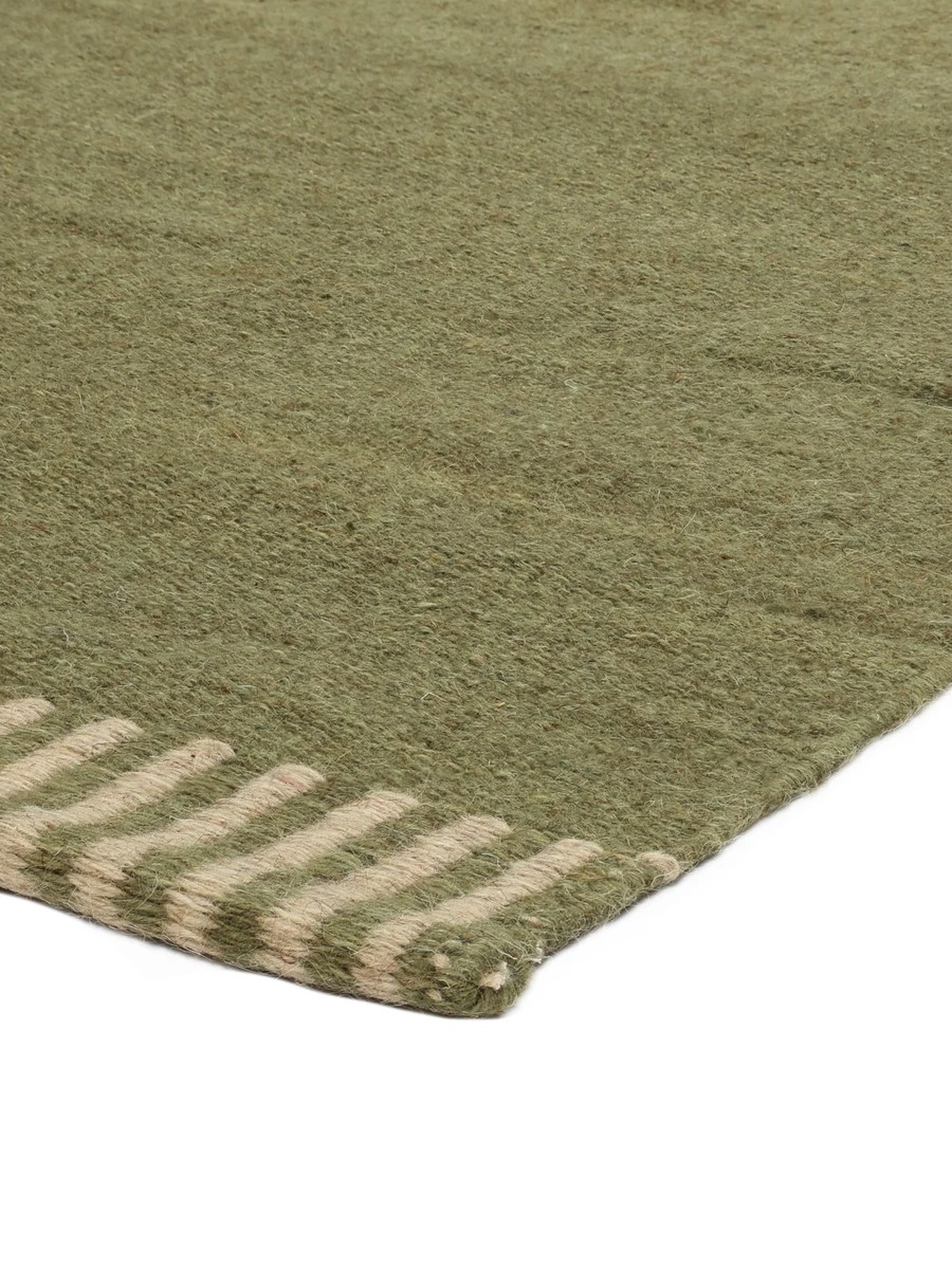 250x350 см, Индия, Килимы, Wool, зелёный — вид 2