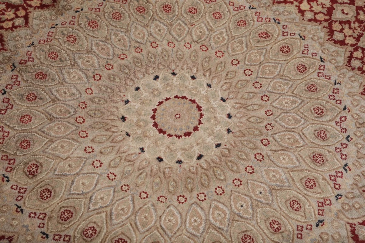 245x322 см, Индия, Табриз, Wool, коричневый — вид 3