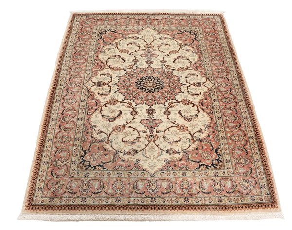 78x117 см, Иран, Шёлк, Silk, оранжевый