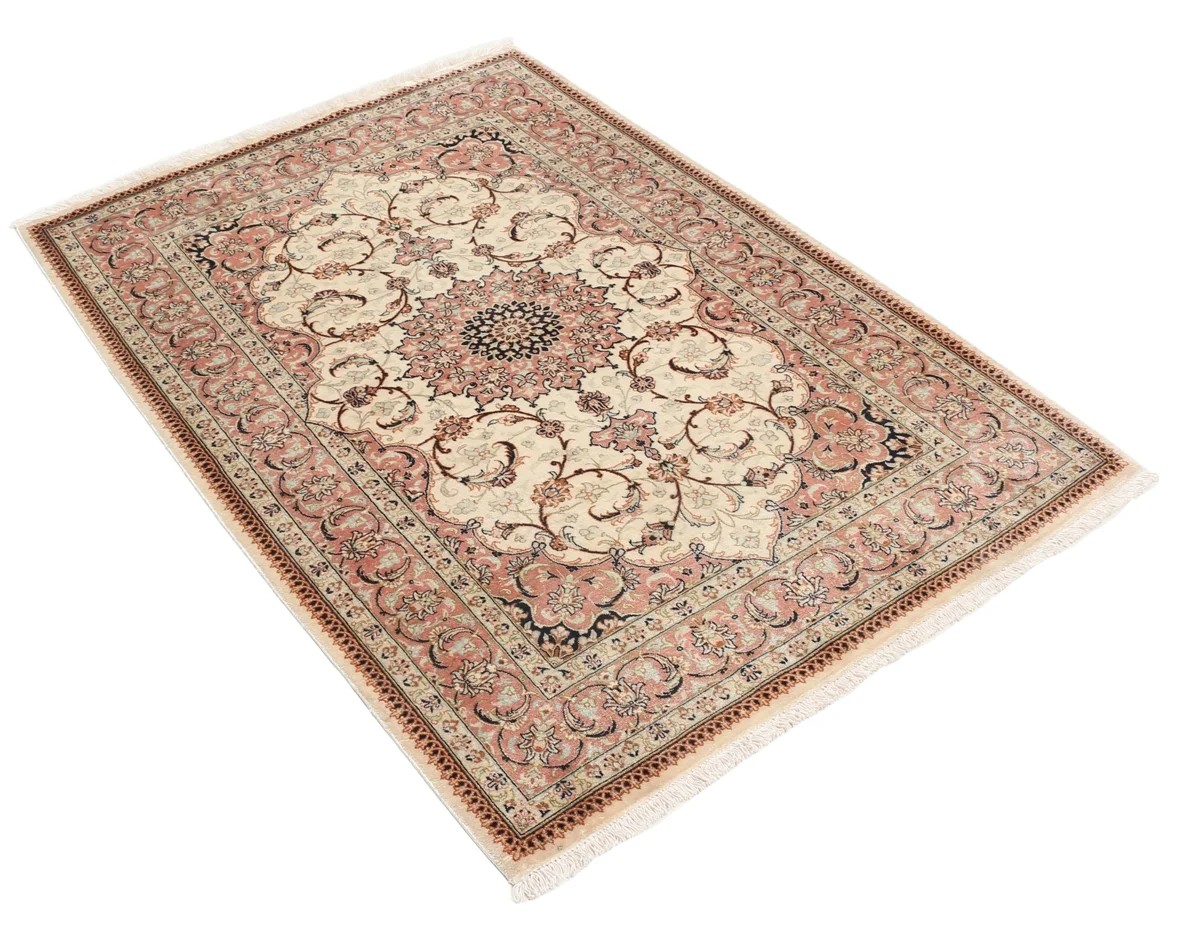 78x117 см, Иран, Шёлк, Silk, оранжевый — вид 2