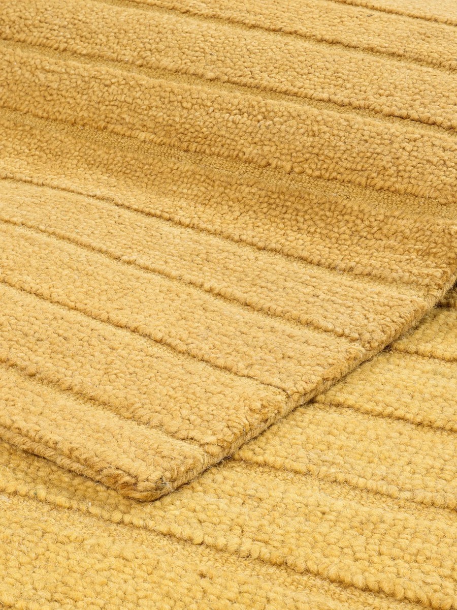 160x230 см, Индия, Современные, Wool, горчичный — вид 3
