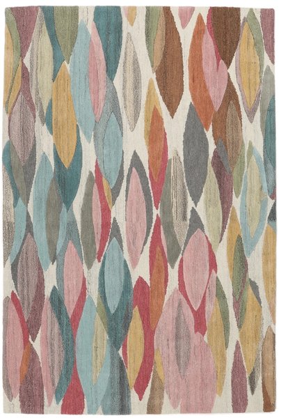 200x300 см, Индия, Современные, Wool, многоцветный