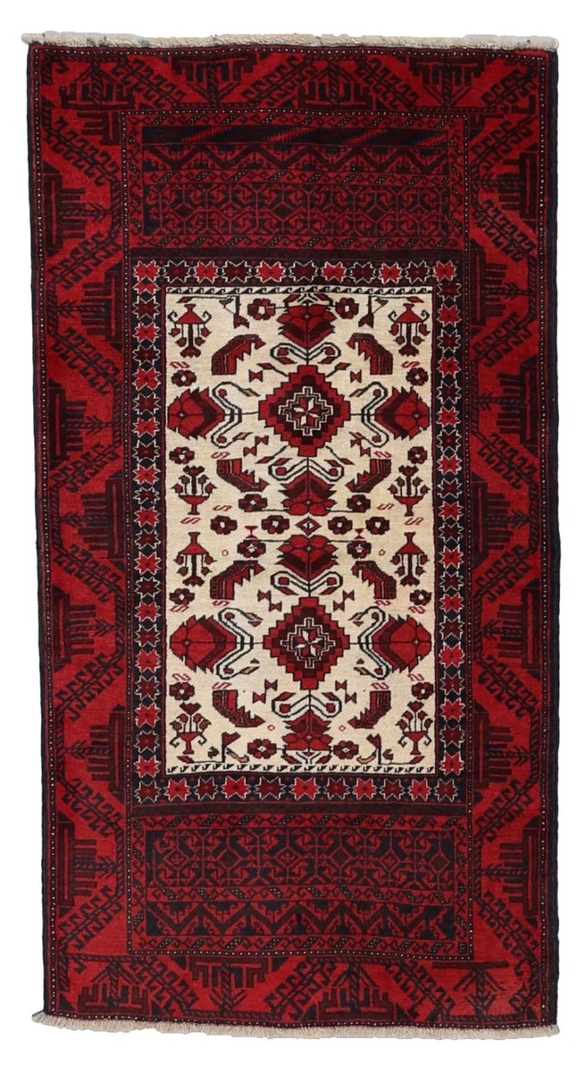 90x168 см, Иран, Балучи, Wool, чёрный