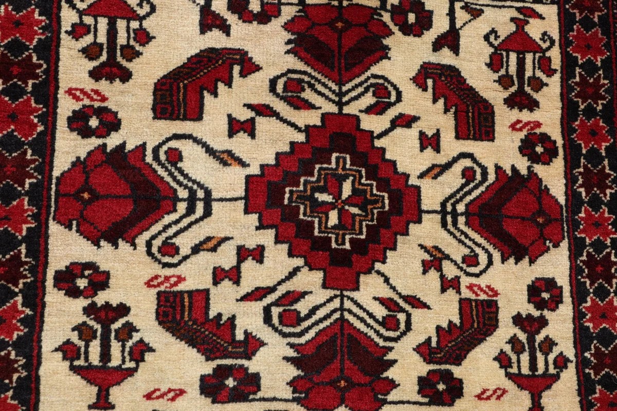 90x168 см, Иран, Балучи, Wool, чёрный — вид 2