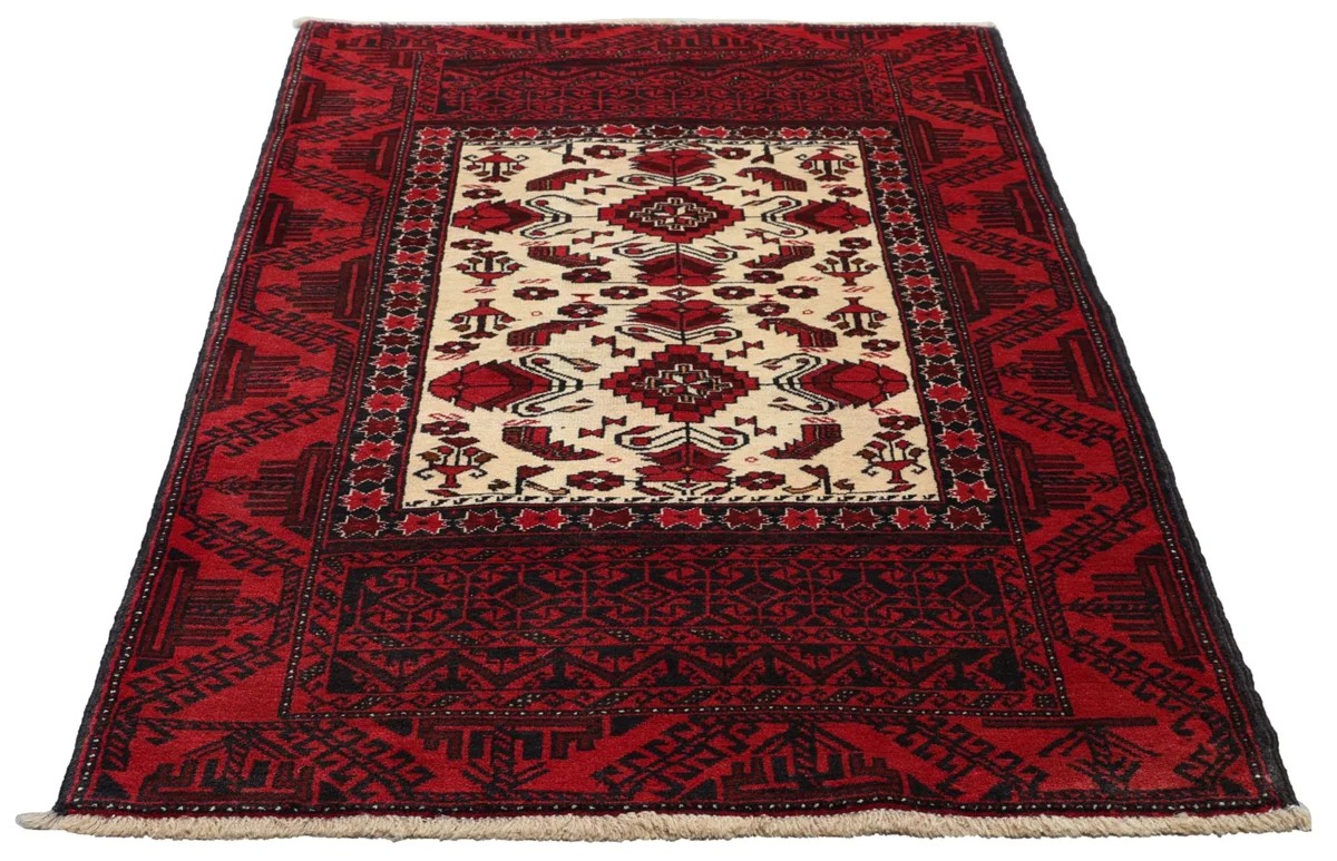 90x168 см, Иран, Балучи, Wool, чёрный — вид 5