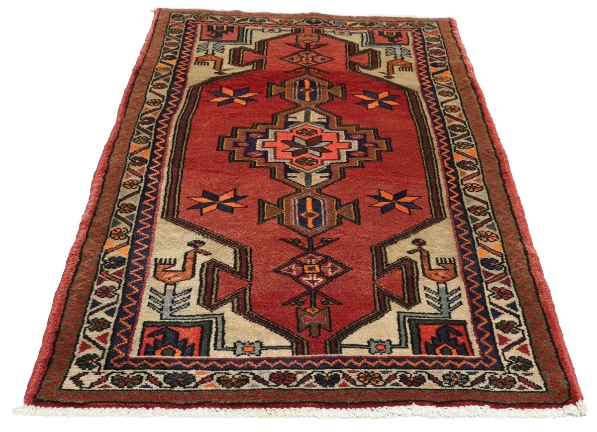 80x163 см, Иран, Хамадан, Wool, чёрный — вид 3