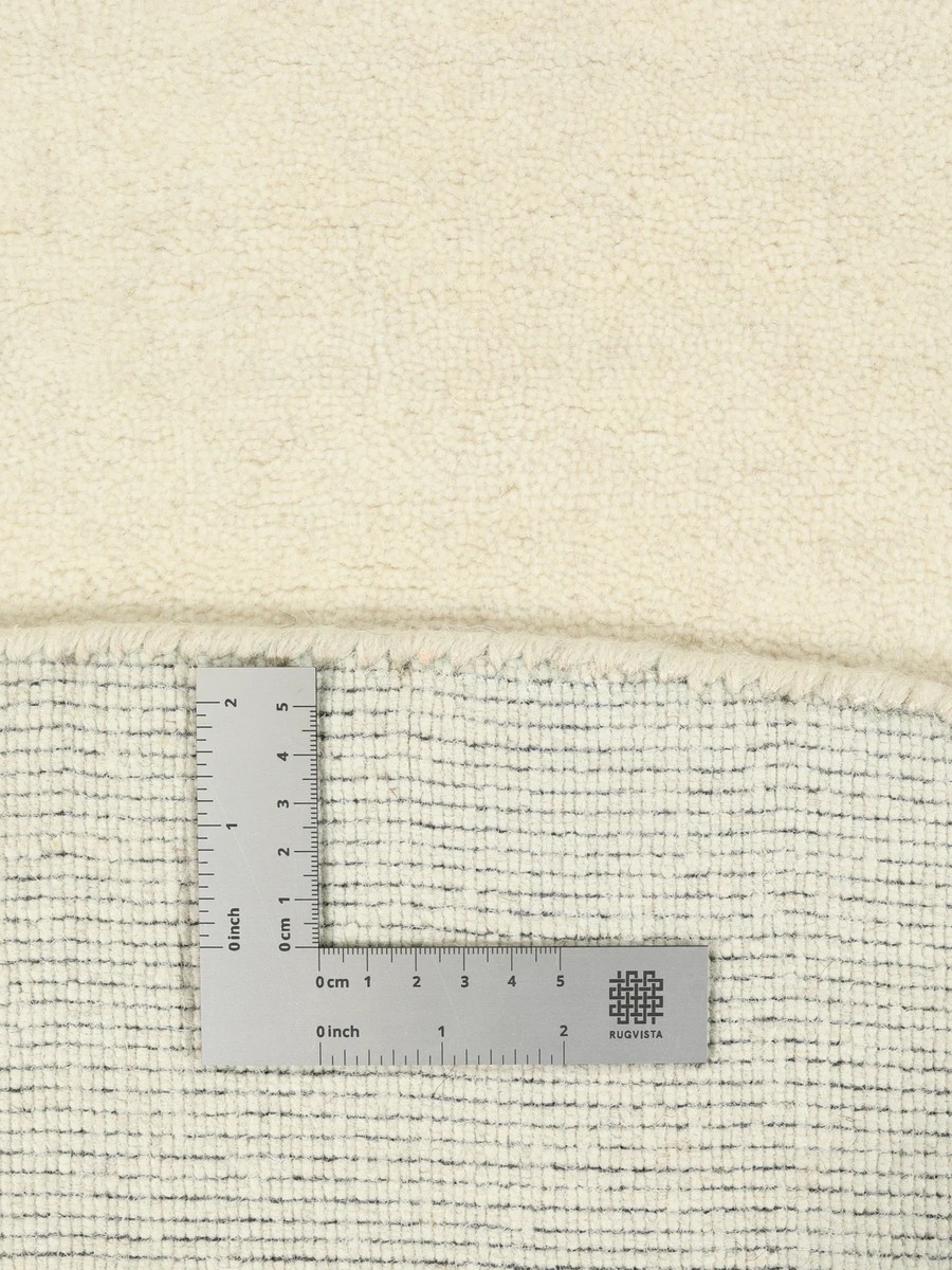 Ø150 см, Индия, Однотонные, Wool, белый — вид 5