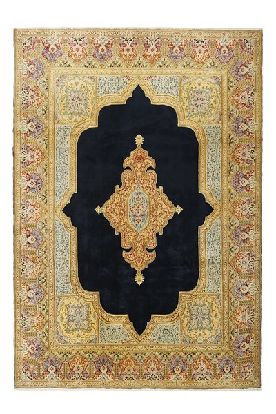 298x430 см, Иран, Керман, Wool, коричневый