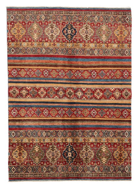 153x211 см, Афганистан, Восточные, Wool, красный