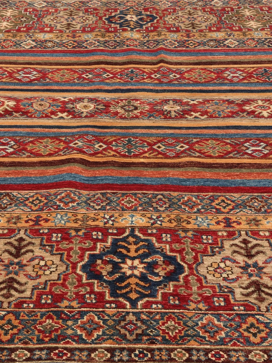 153x211 см, Афганистан, Восточные, Wool, красный — вид 4