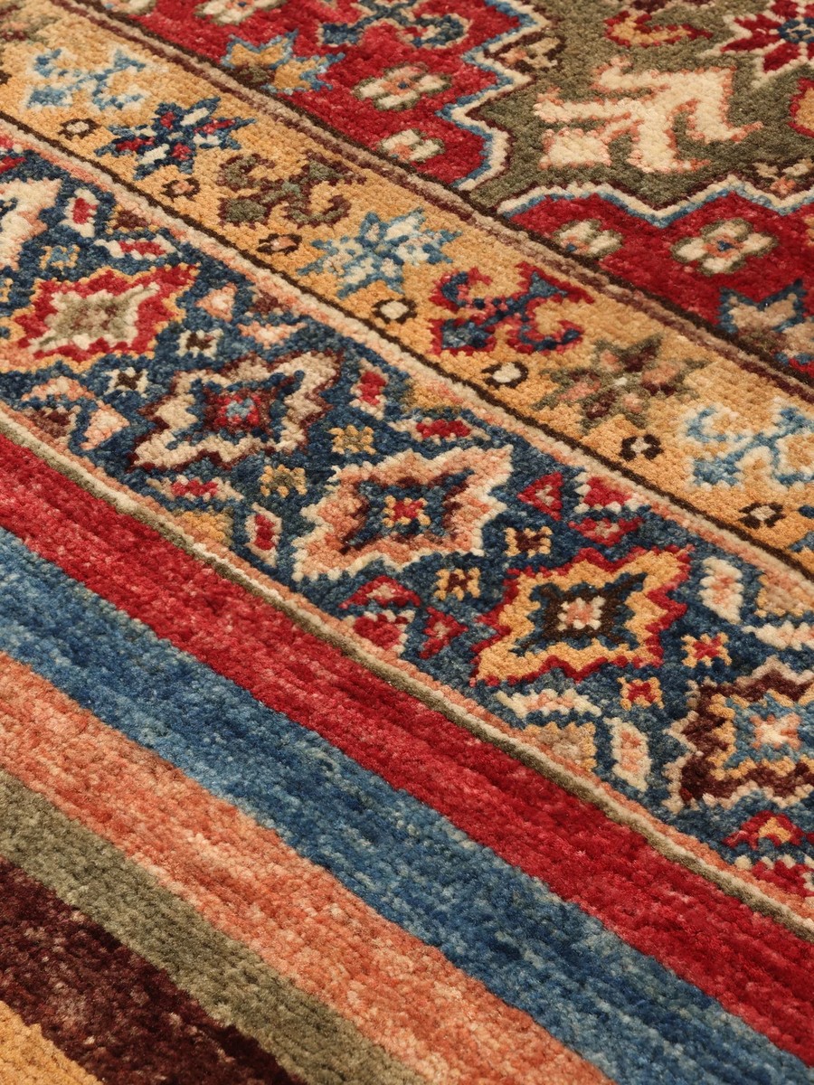 153x211 см, Афганистан, Восточные, Wool, красный — вид 5