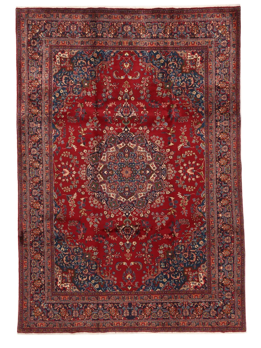 238x341 см, Иран, Машад, Wool, чёрный
