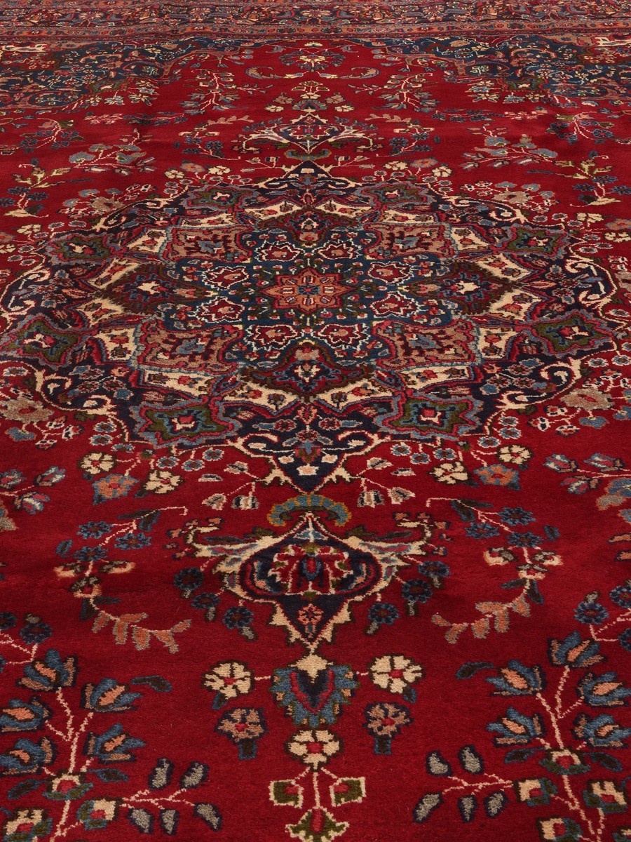 238x341 см, Иран, Машад, Wool, чёрный — вид 3