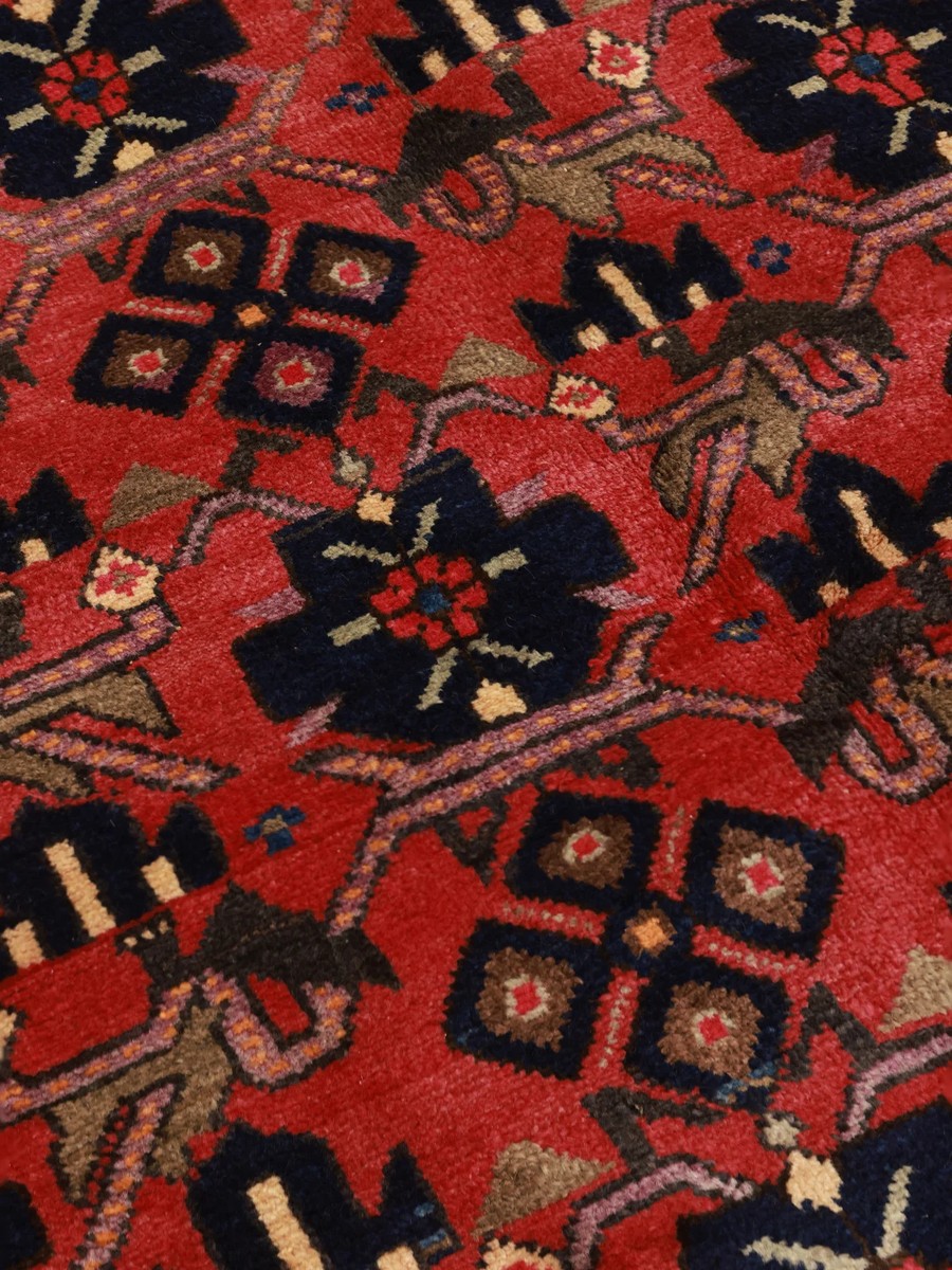 144x200 см, Иран, Восточные, Wool, чёрный — вид 4