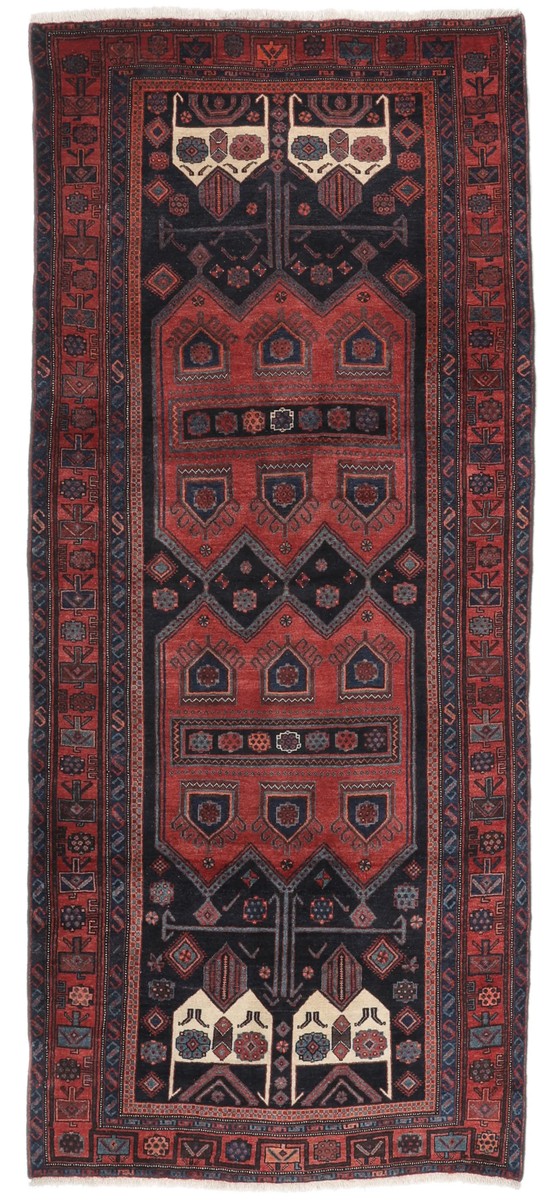 145x304 см, Иран, Восточные, Wool, чёрный