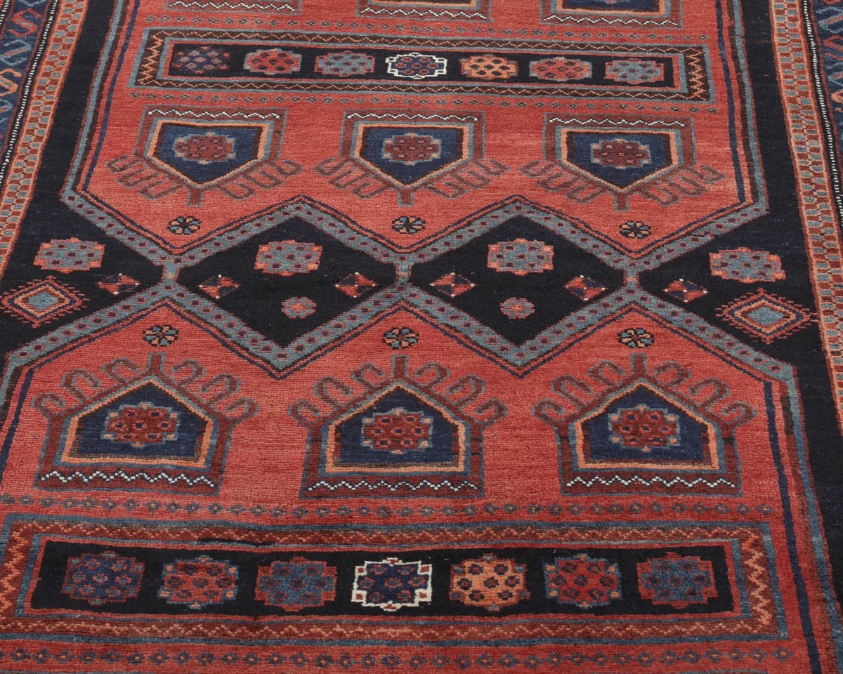 145x304 см, Иран, Восточные, Wool, чёрный — вид 5