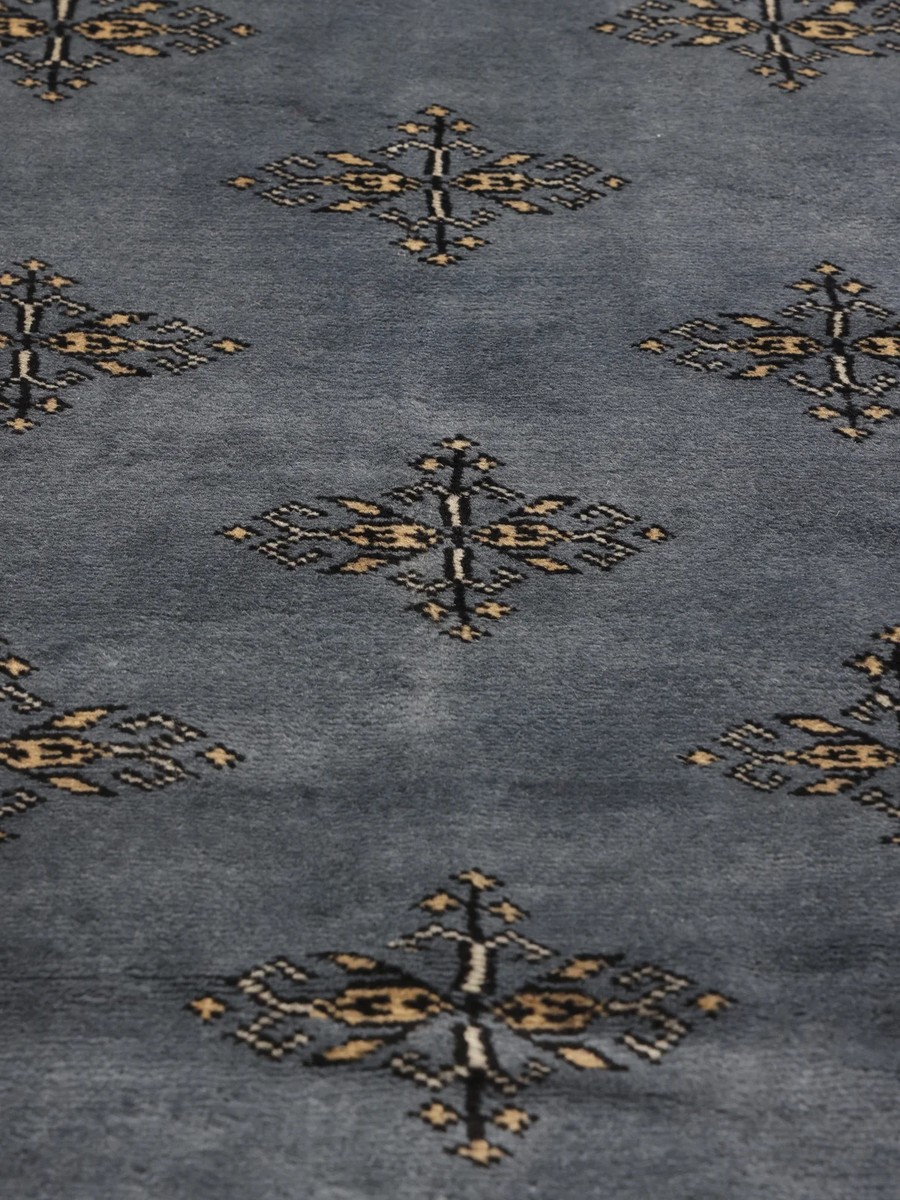 197x310 см, Пакистан, Афган / Пакистан, Wool, тёмно-синий