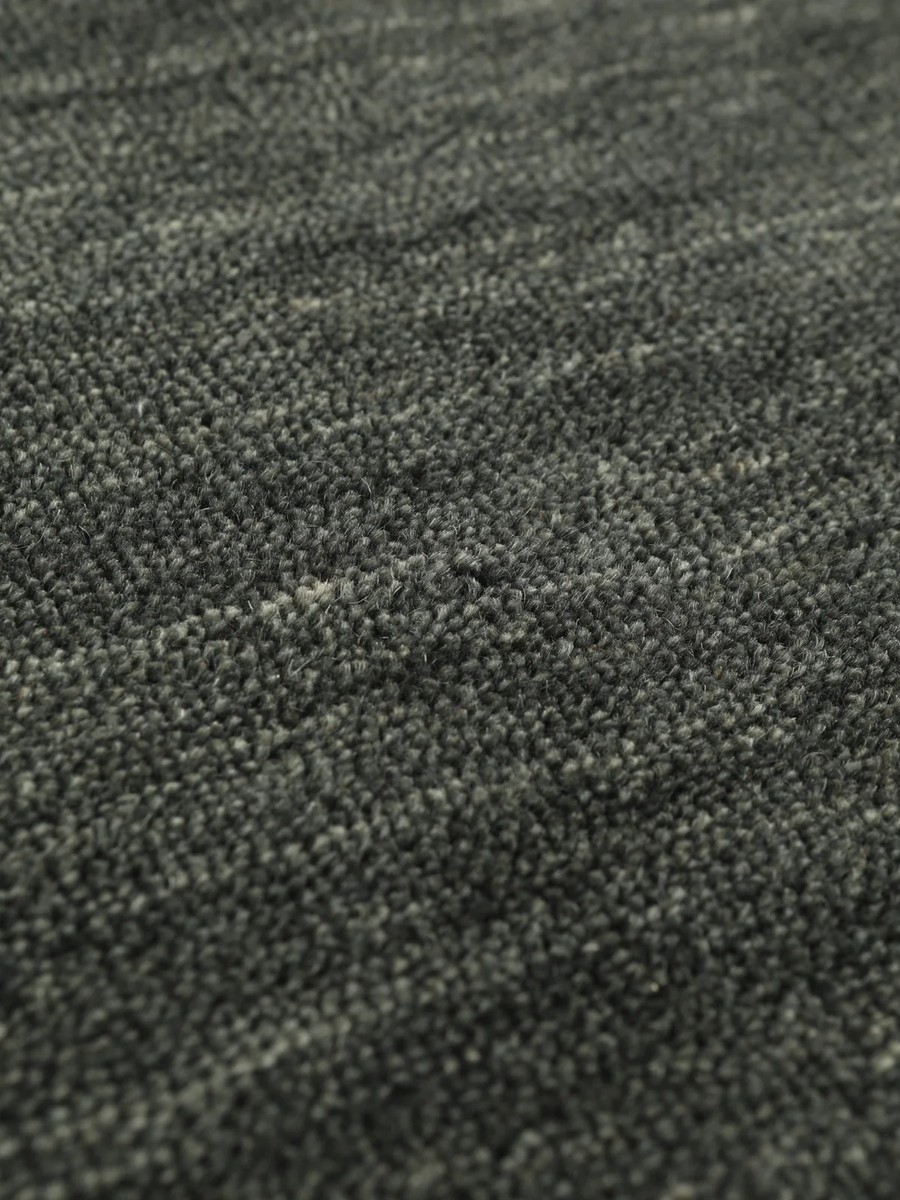 Ø250 см, Индия, Однотонные, Wool, чёрный — вид 6