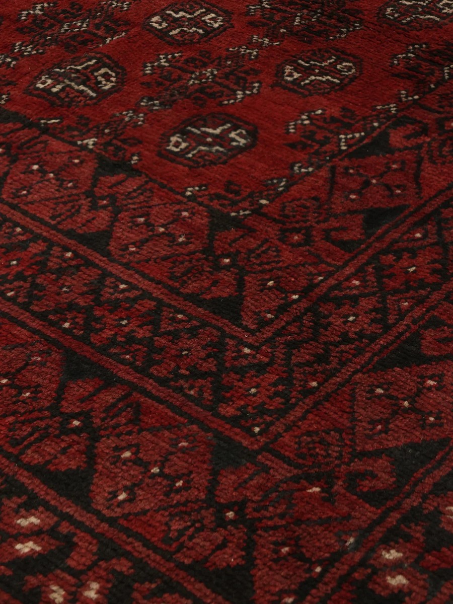202x282 см, Афганистан, Афган / Пакистан, Wool, чёрный — вид 4