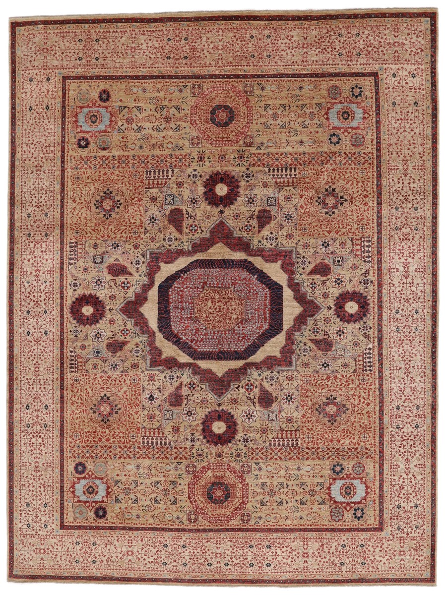 271x354 см, Афганистан, Зиглер, Wool, чёрный