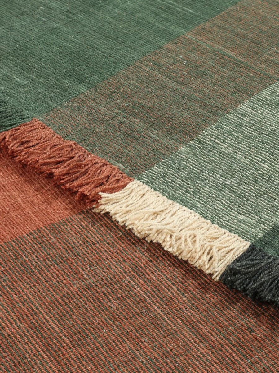 200x300 см, Индия, Килимы, is pressed down, зелёный