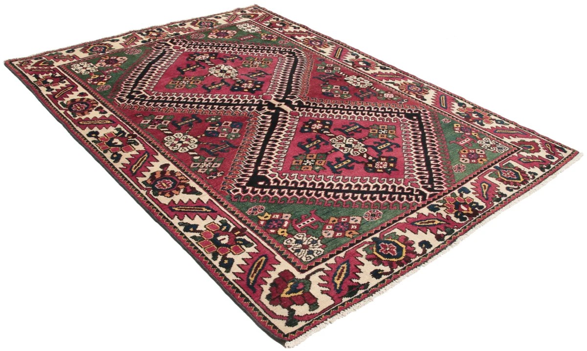 152x210 см, Иран, Восточные, Wool, чёрный — вид 2