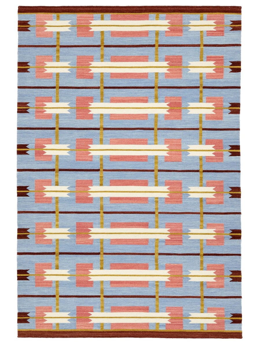 200x300 см, Индия, Современные, Wool, синий