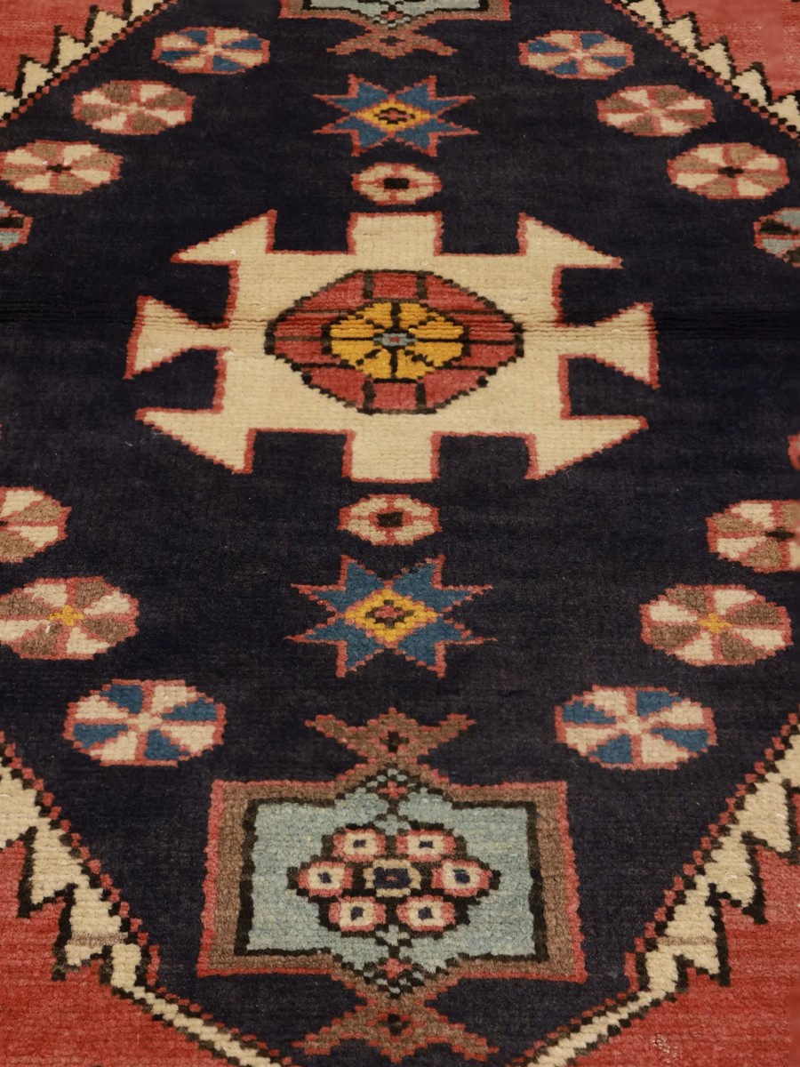 113x177 см, Иран, Хамадан, Wool, бежевый — вид 3