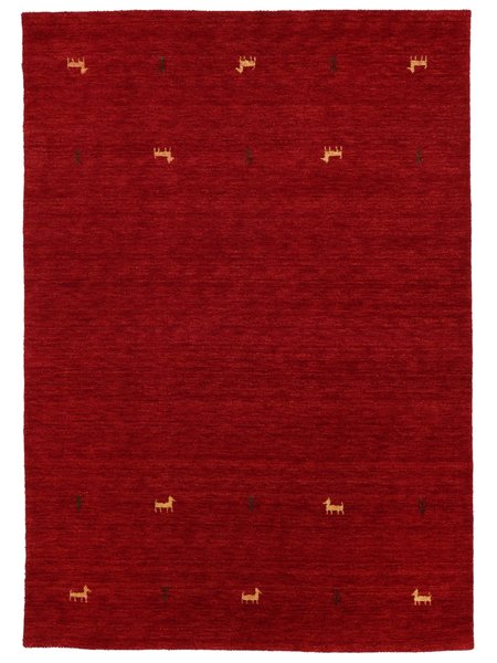 160x230 см, Индия, Габбе, Wool, красный
