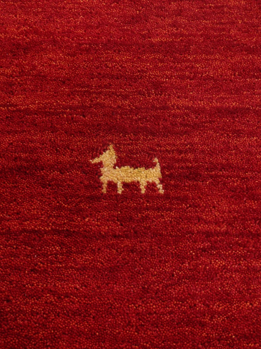 160x230 см, Индия, Габбе, Wool, красный — вид 5