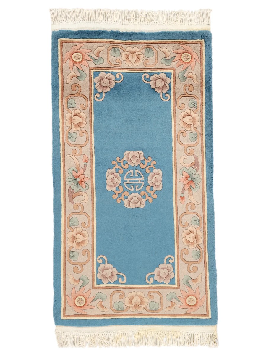 76x140 см, Китай, Шэгги, Wool, тёмно-синий