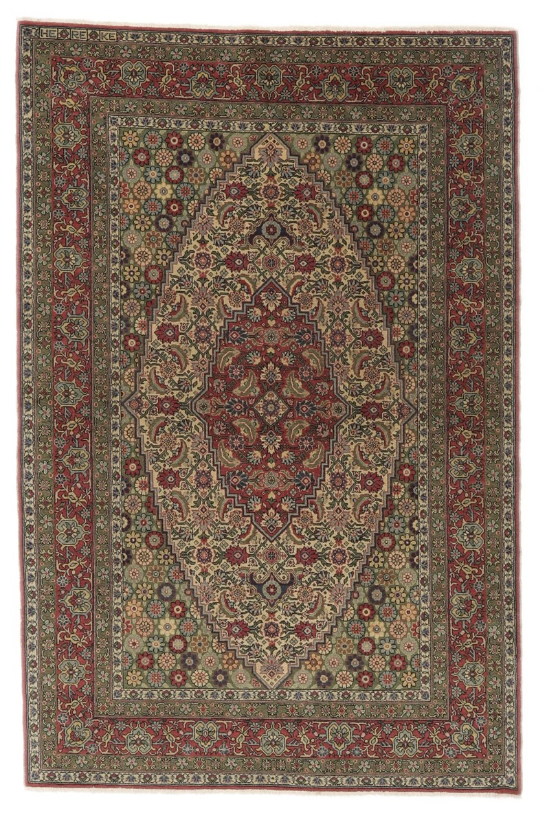 120x181 см, Иран, Табриз, Wool, коричневый