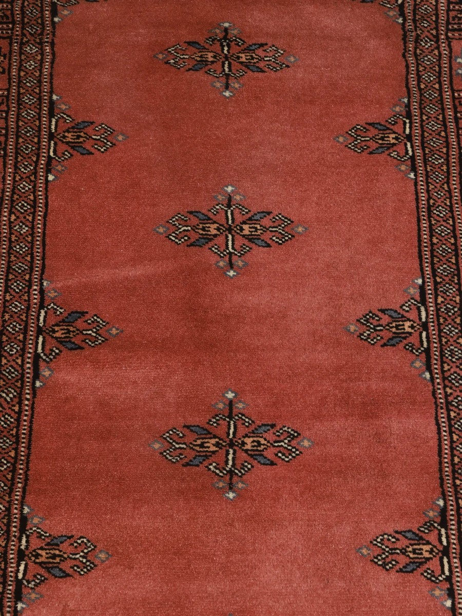 77x195 см, Пакистан, Афган / Пакистан, Wool, чёрный — вид 4