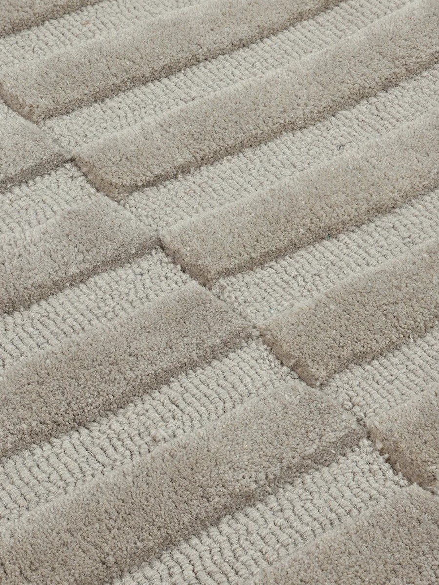 185x230 см, Индия, Современные, Wool, серый — вид 4