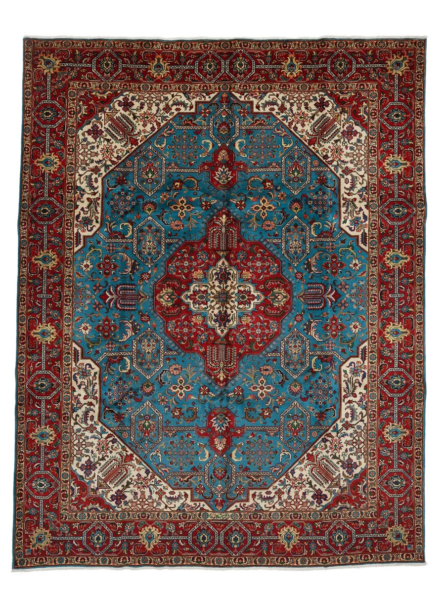 297x394 см, Иран, Табриз, Wool, чёрный