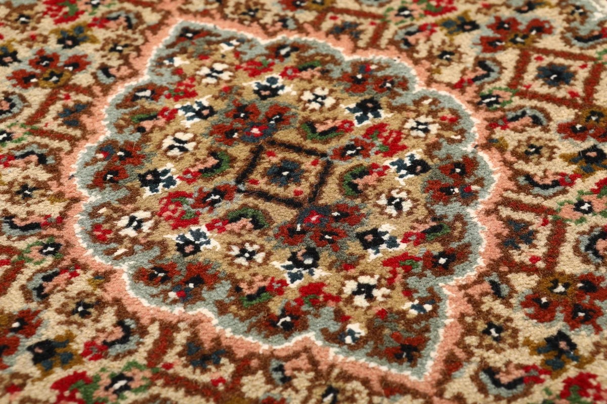 93x162 см, Индия, Табриз, Wool, оранжевый — вид 6