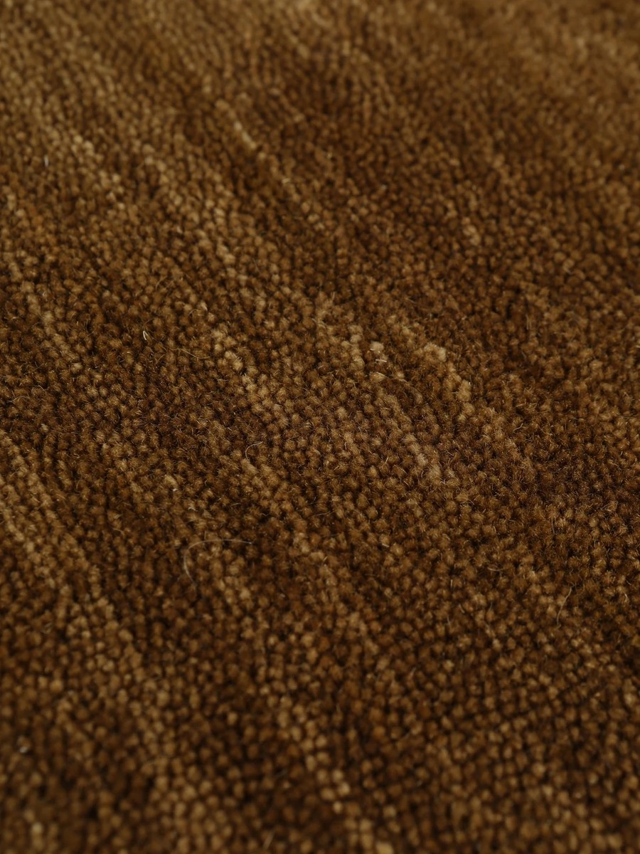 Ø250 см, Индия, Однотонные, Wool, коричневый — вид 6