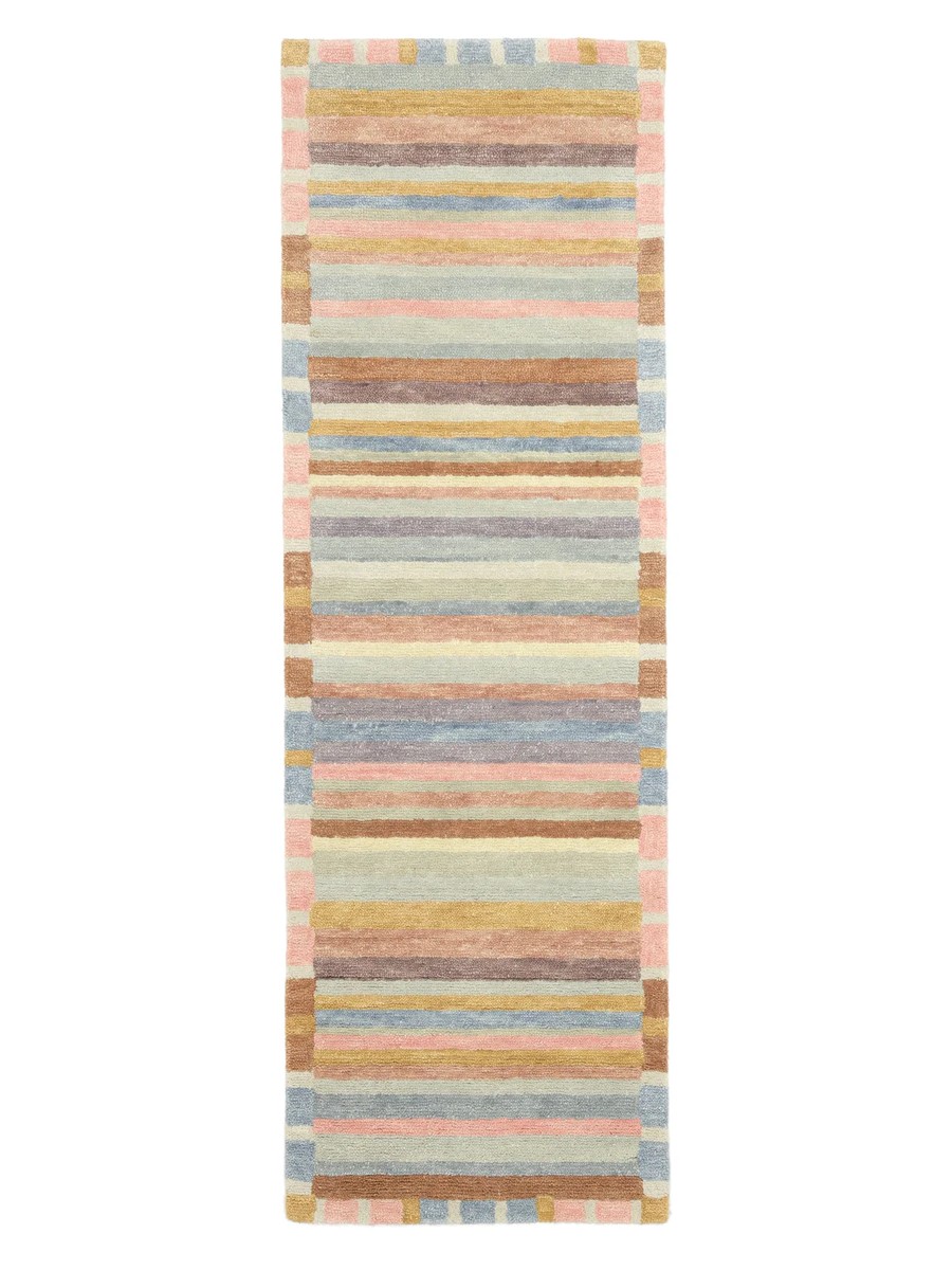 80x250 см, Индия, Современные, Wool, многоцветный