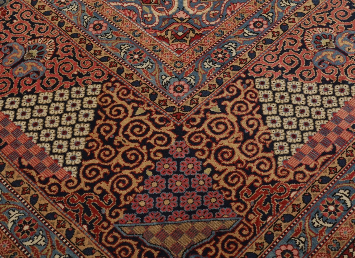 321x422 см, Иран, Кашан, Wool, коричневый — вид 3