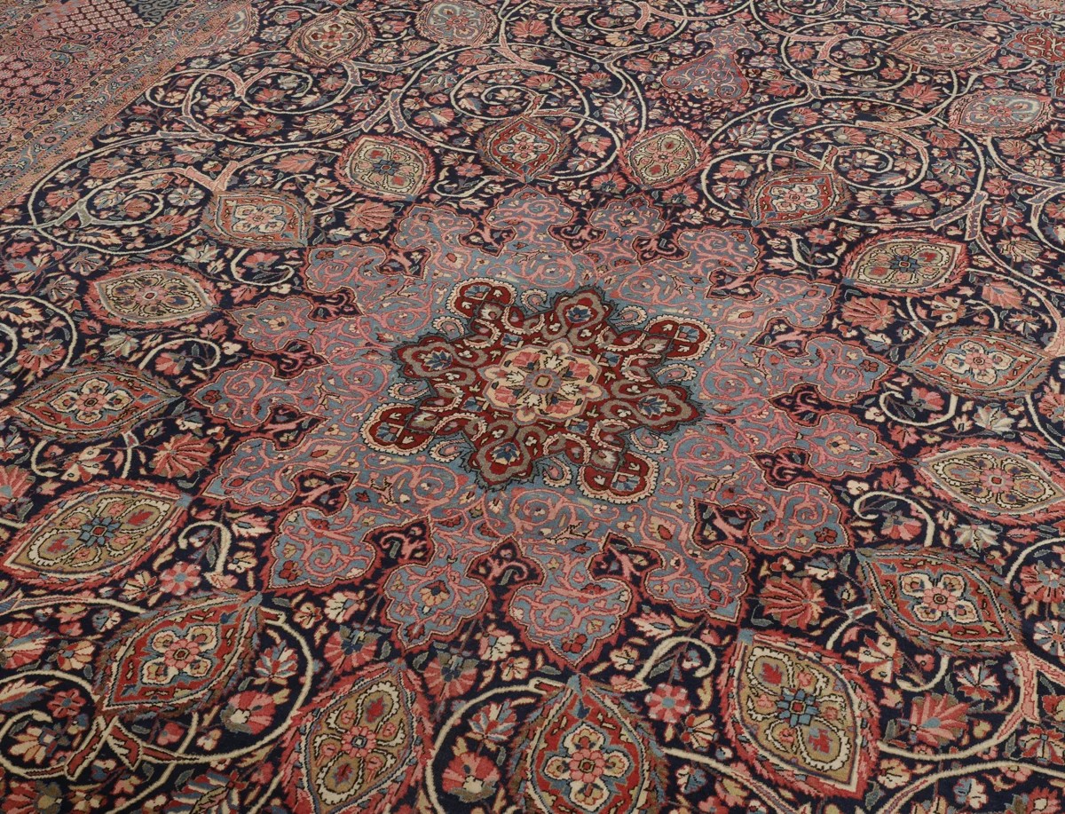 321x422 см, Иран, Кашан, Wool, коричневый — вид 4