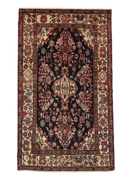 132x248 см, Иран, Бахтиари, Wool, чёрный