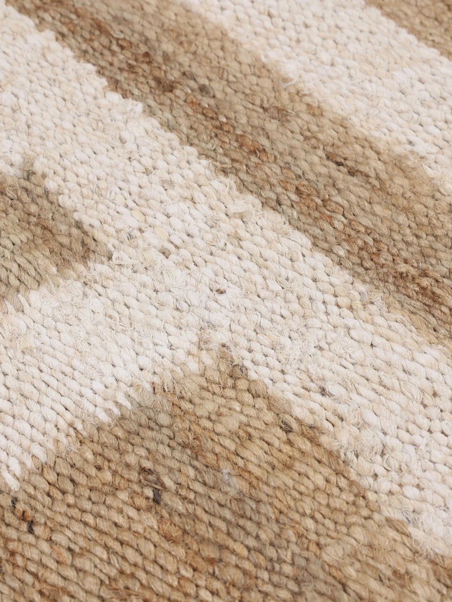 200x300 см, Индия, Современные, 100% Jute, натуральный белый — вид 5