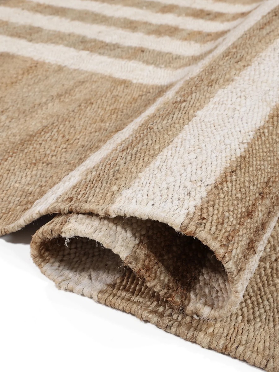 200x300 см, Индия, Современные, 100% Jute, натуральный белый — вид 6