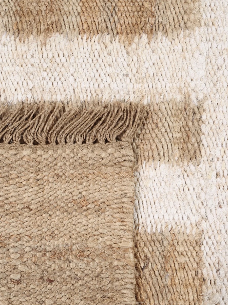 200x300 см, Индия, Современные, 100% Jute, натуральный белый — вид 7