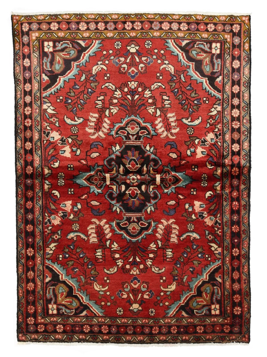 110x155 см, Иран, Восточные, Wool, красный