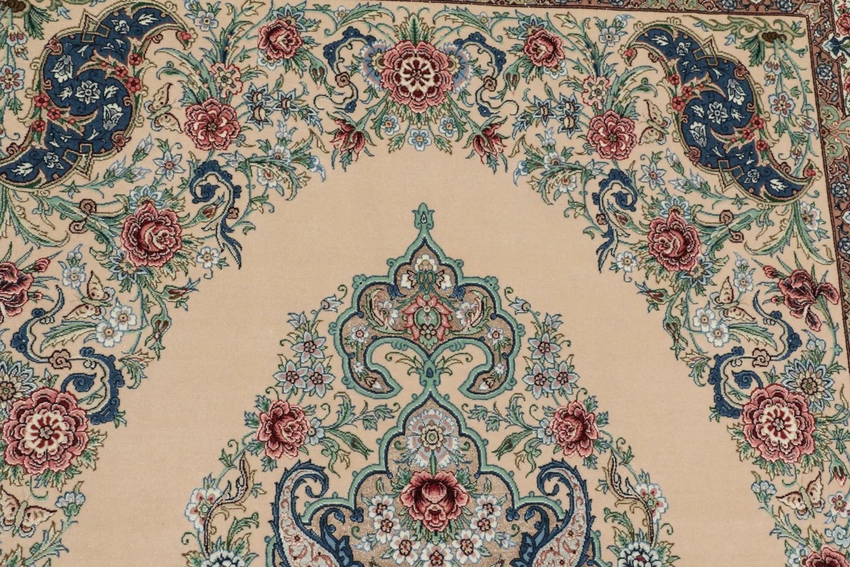 137x205 см, Иран, Исфахан, Wool, коричневый — вид 4