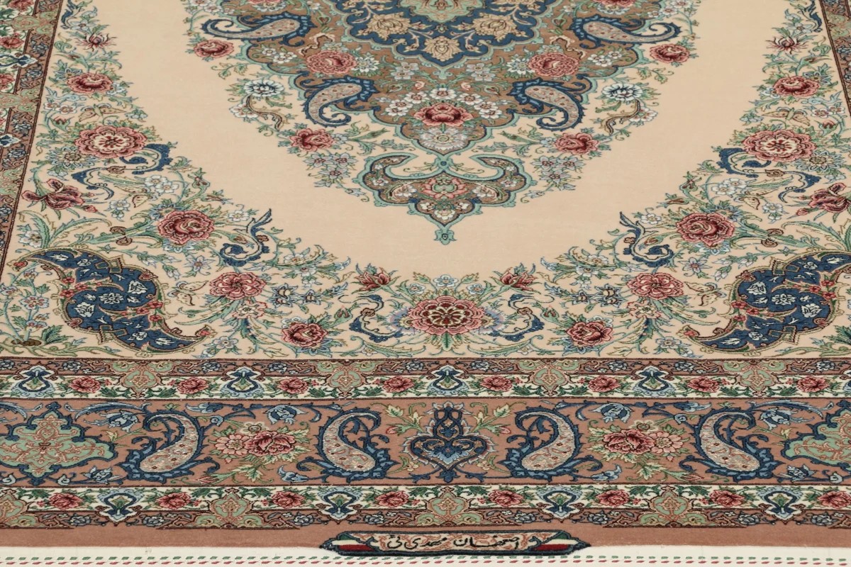 137x205 см, Иран, Исфахан, Wool, коричневый — вид 6