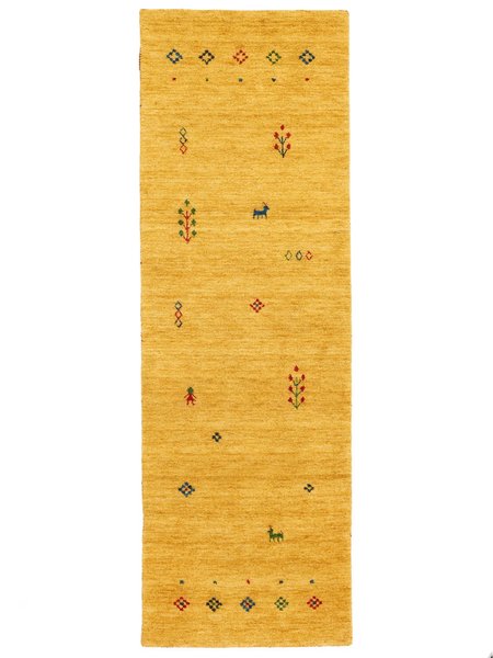 80x250 см, Индия, Габбе, Wool, жёлтый