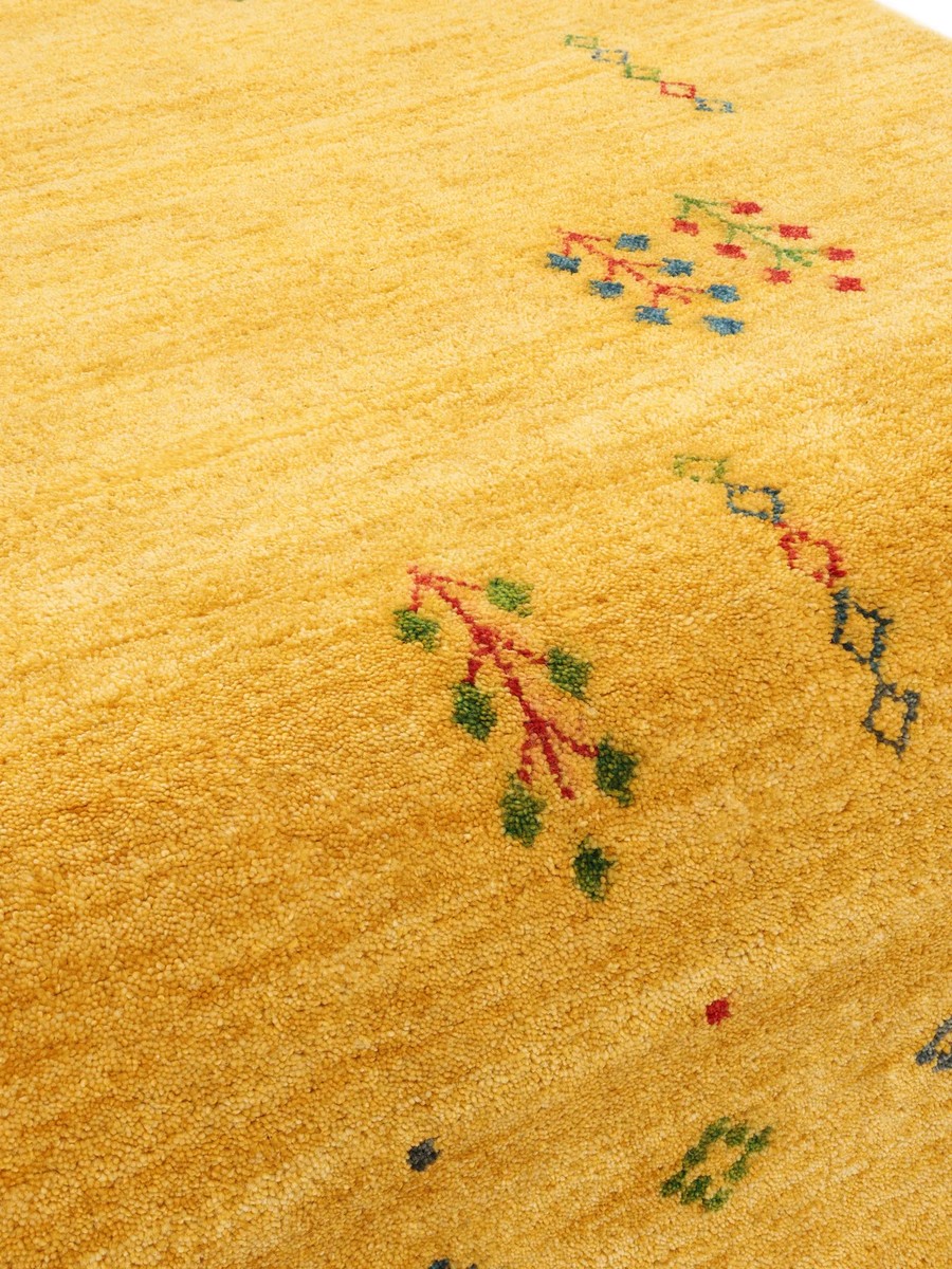 80x250 см, Индия, Габбе, Wool, жёлтый — вид 6