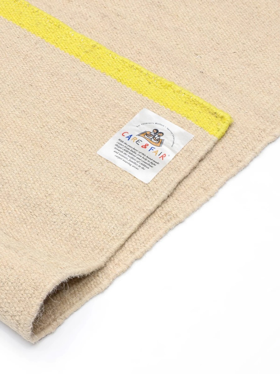 300x400 см, Индия, Однотонные, 85% Wool, жёлтый — вид 5
